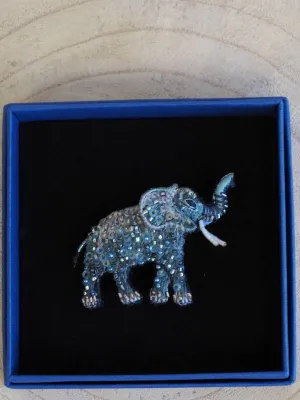 Forest Elephant Brooch