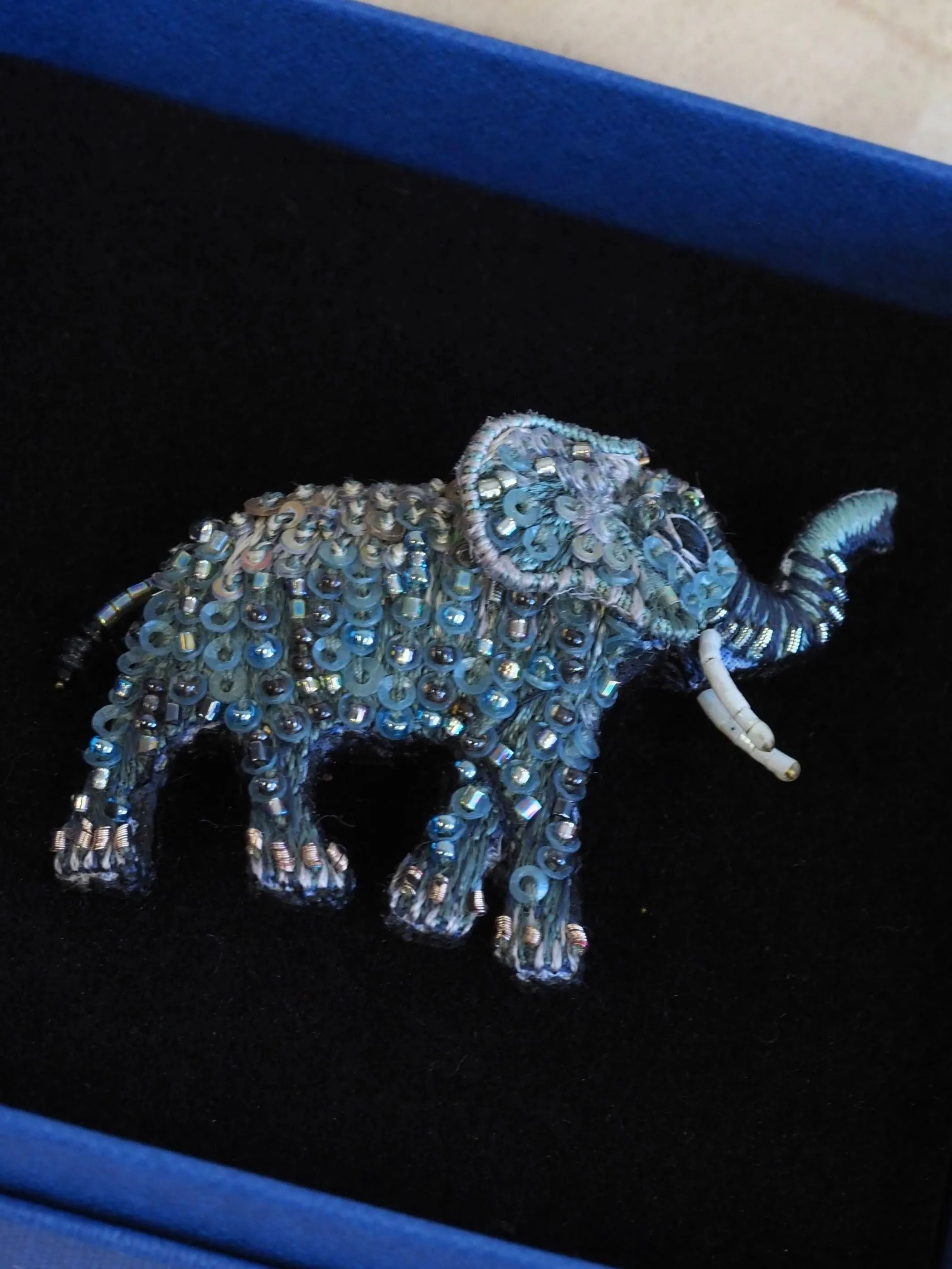 Forest Elephant Brooch