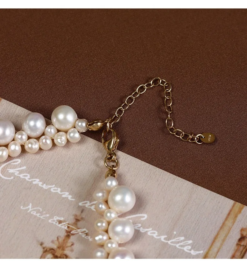 Freshwater Pearl Beaded Choker Necklace