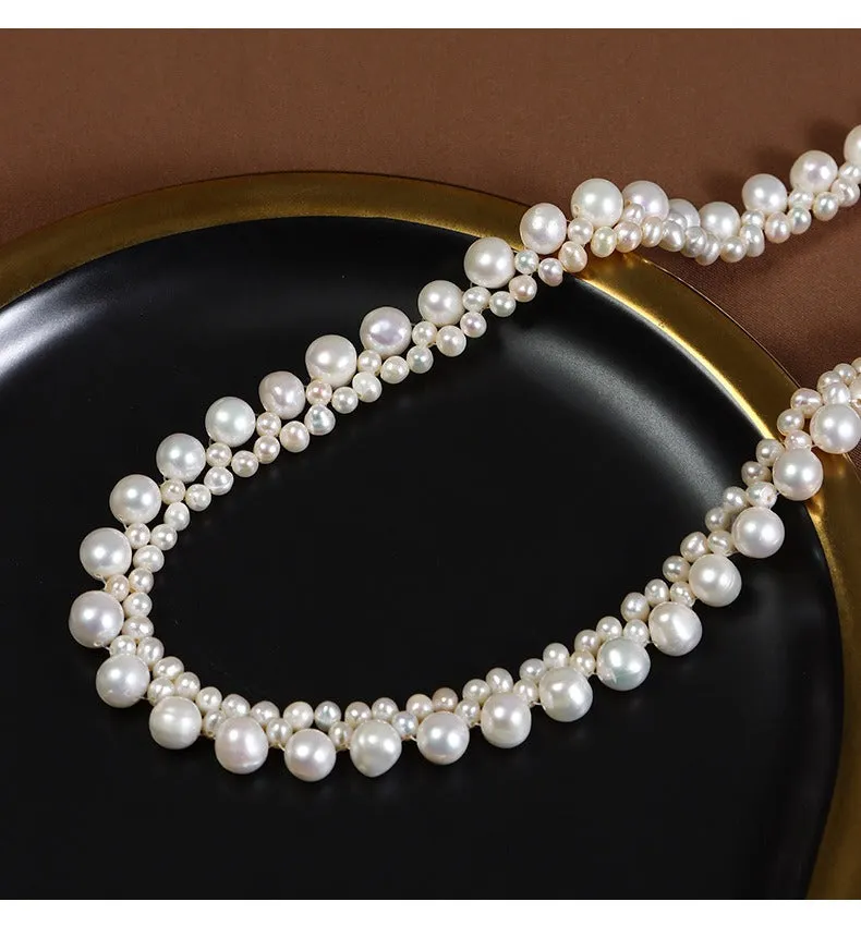 Freshwater Pearl Beaded Choker Necklace