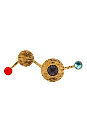 Galactic Gold Plated Brass Pin