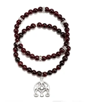 Garnet Bracelet Set