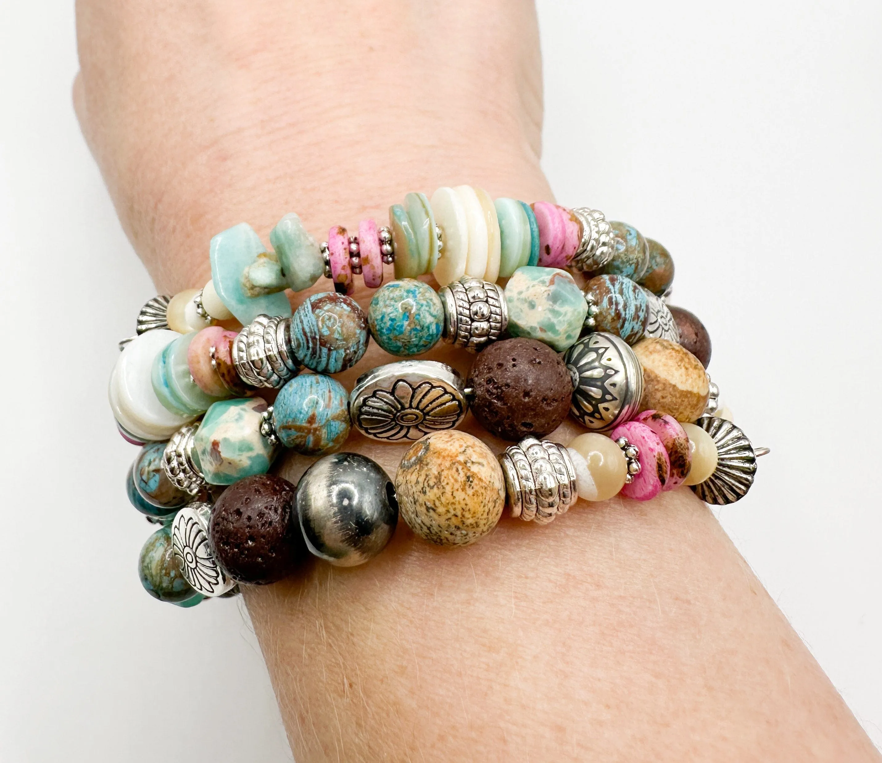 Gemstone Wrap Bracelet
