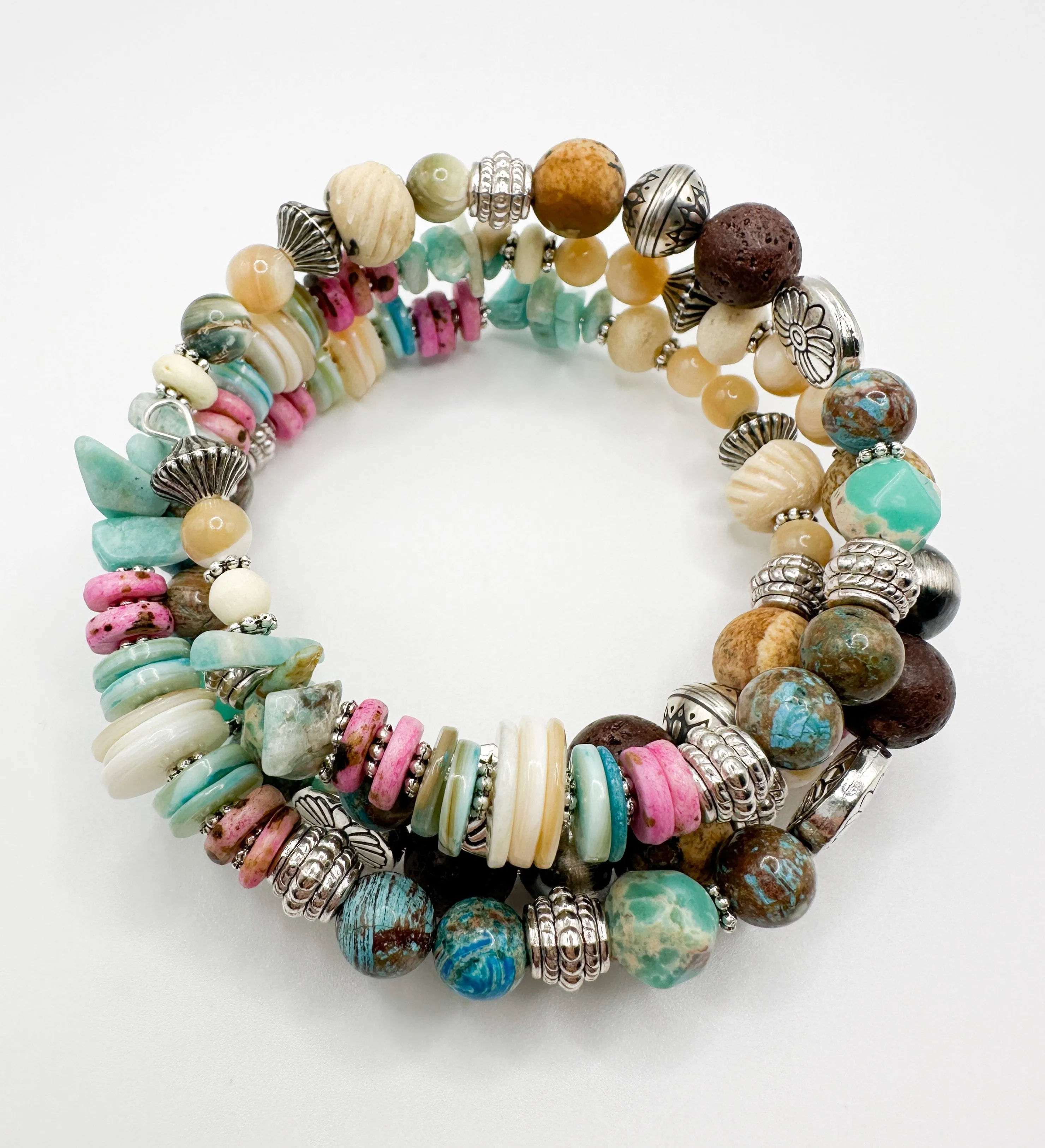 Gemstone Wrap Bracelet