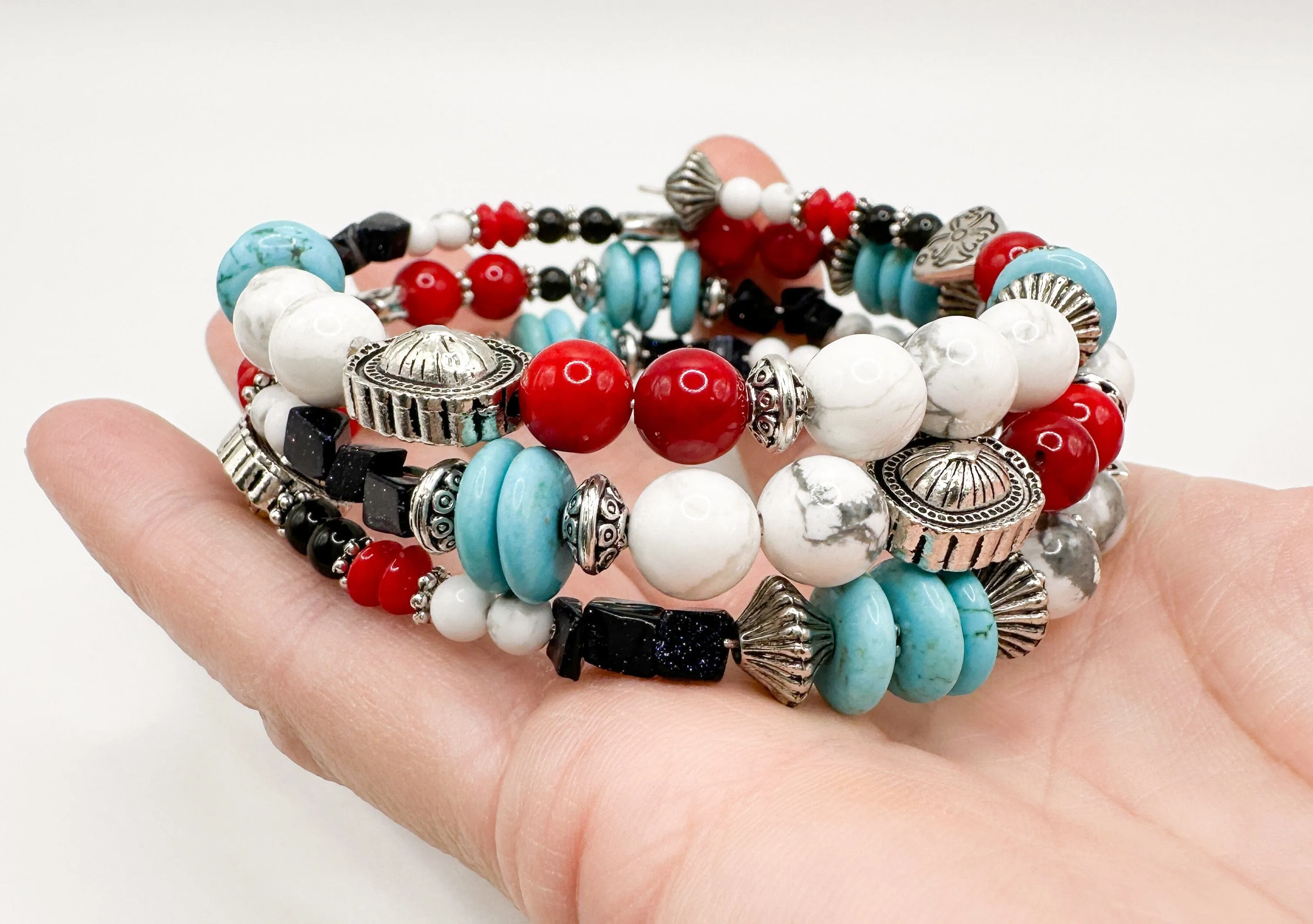 Gemstone Wrap Bracelet