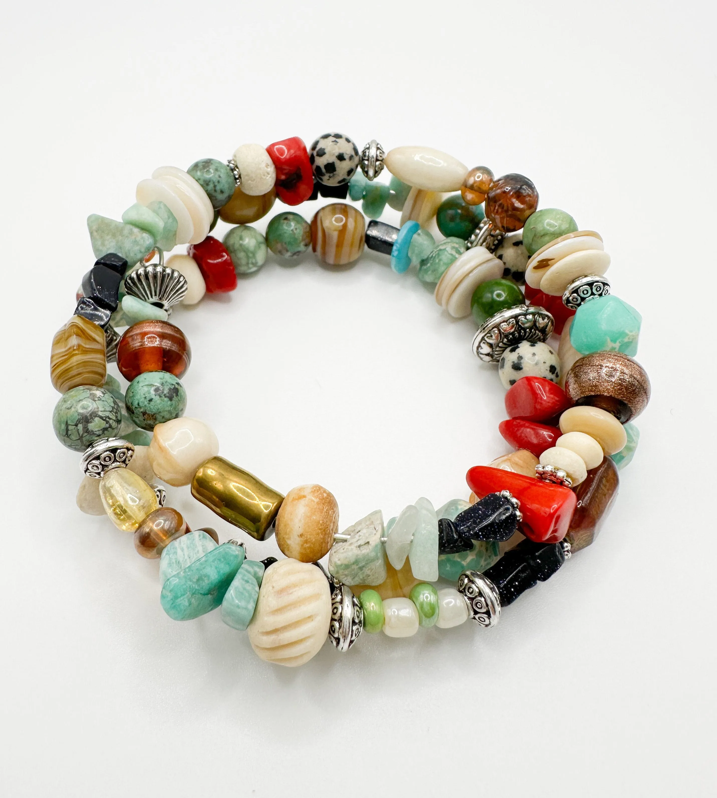 Gemstone Wrap Bracelet