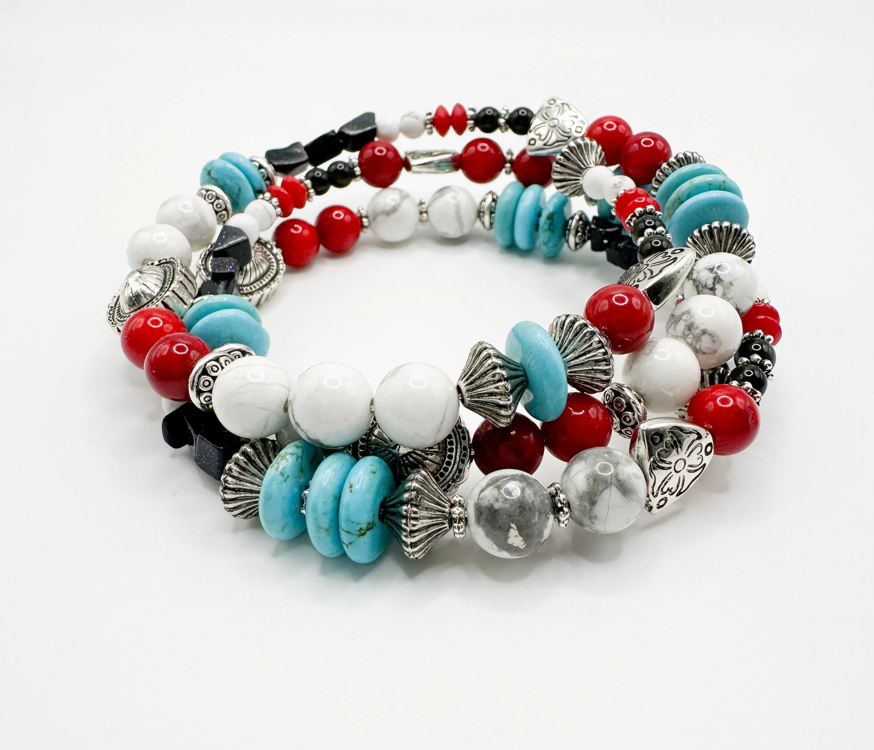 Gemstone Wrap Bracelet