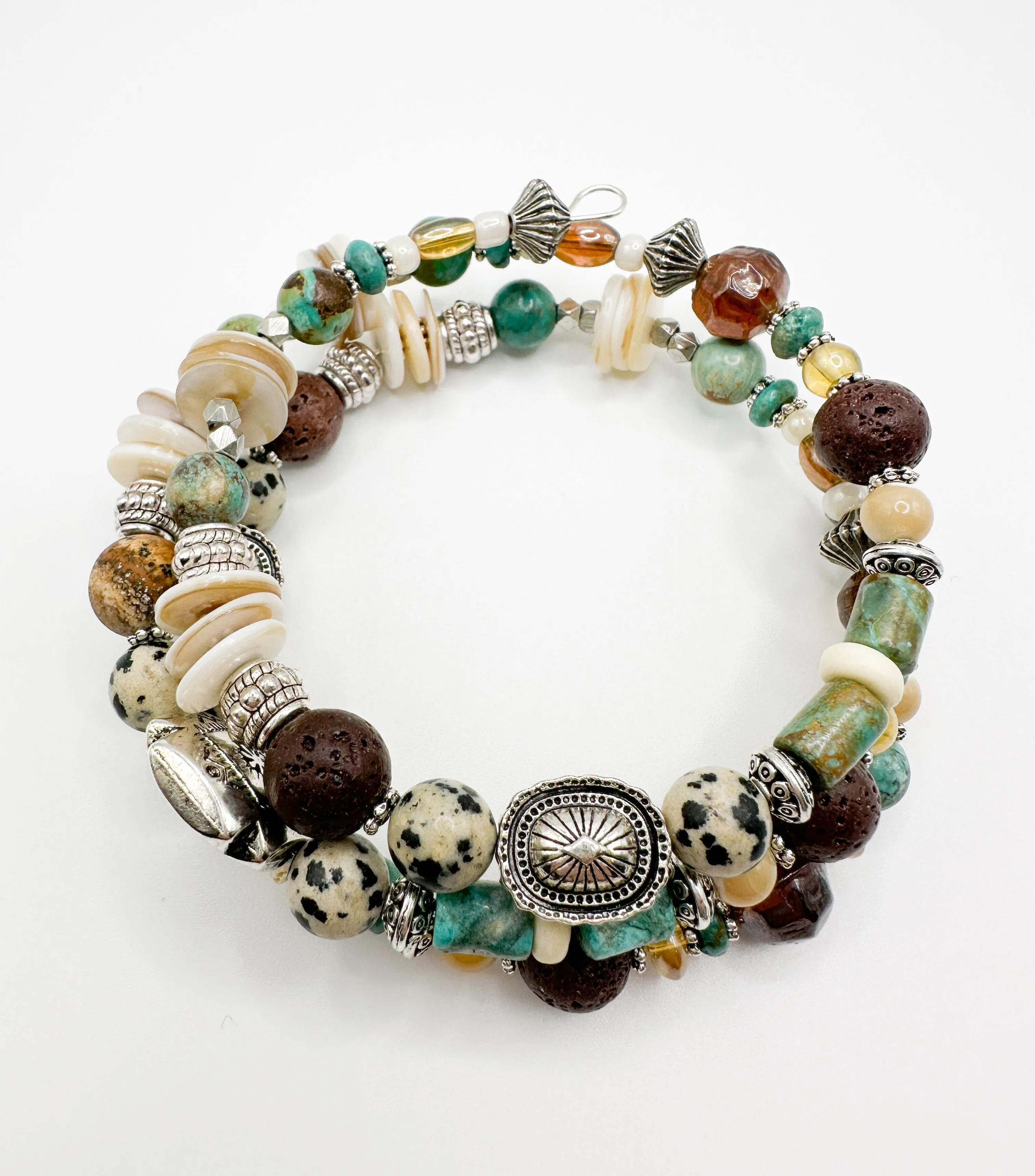 Gemstone Wrap Bracelet
