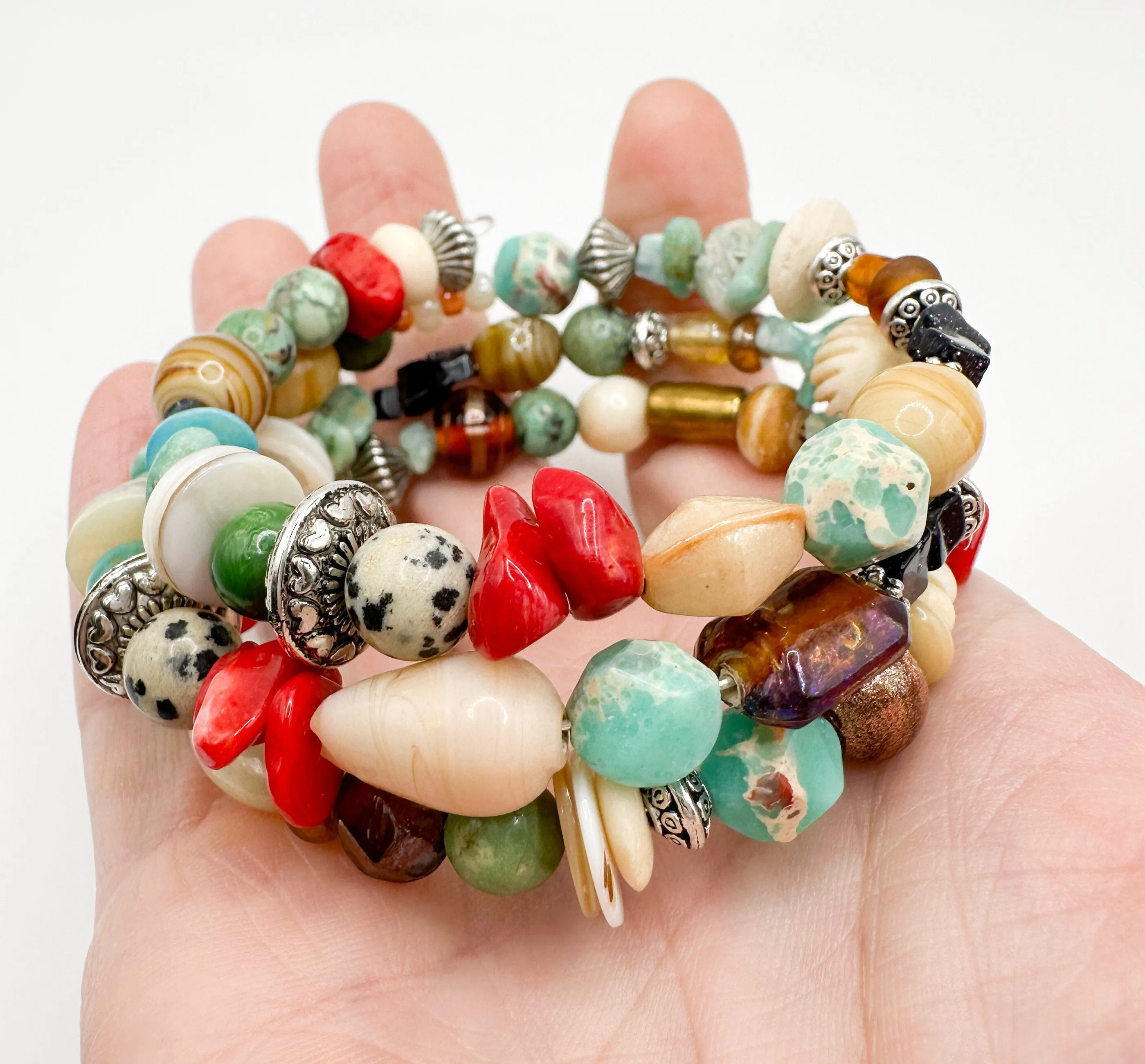 Gemstone Wrap Bracelet