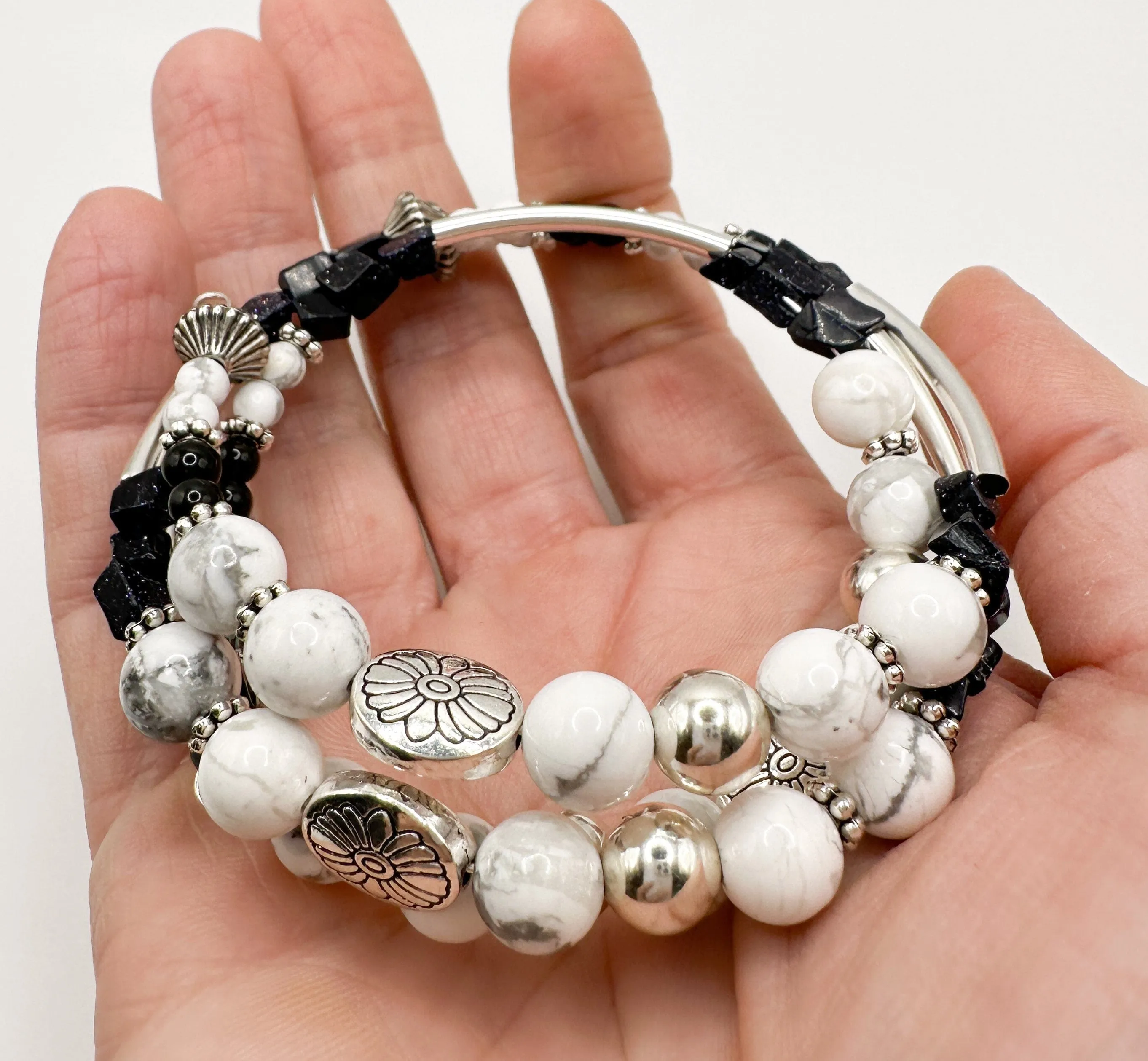 Gemstone Wrap Bracelet