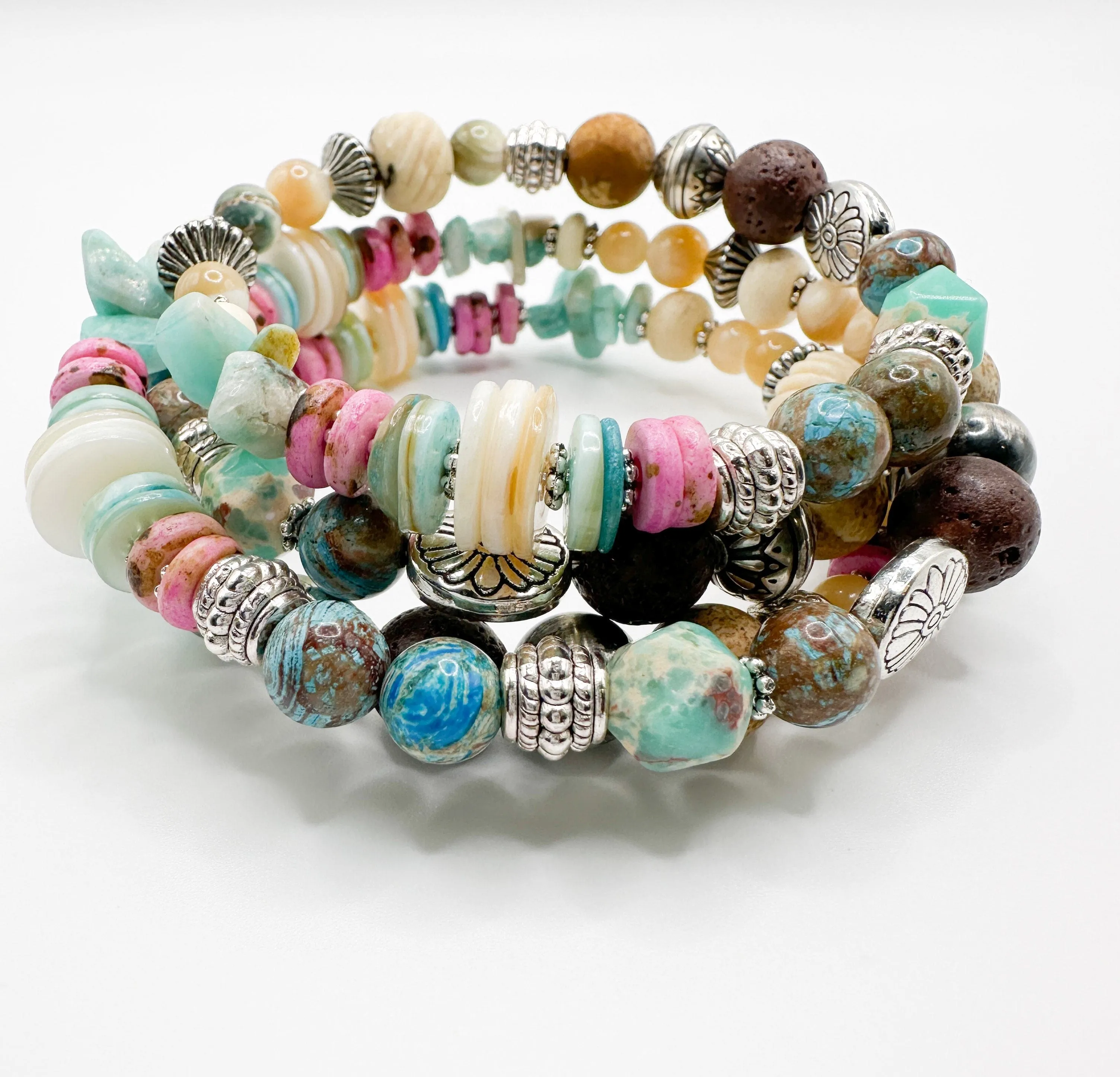 Gemstone Wrap Bracelet