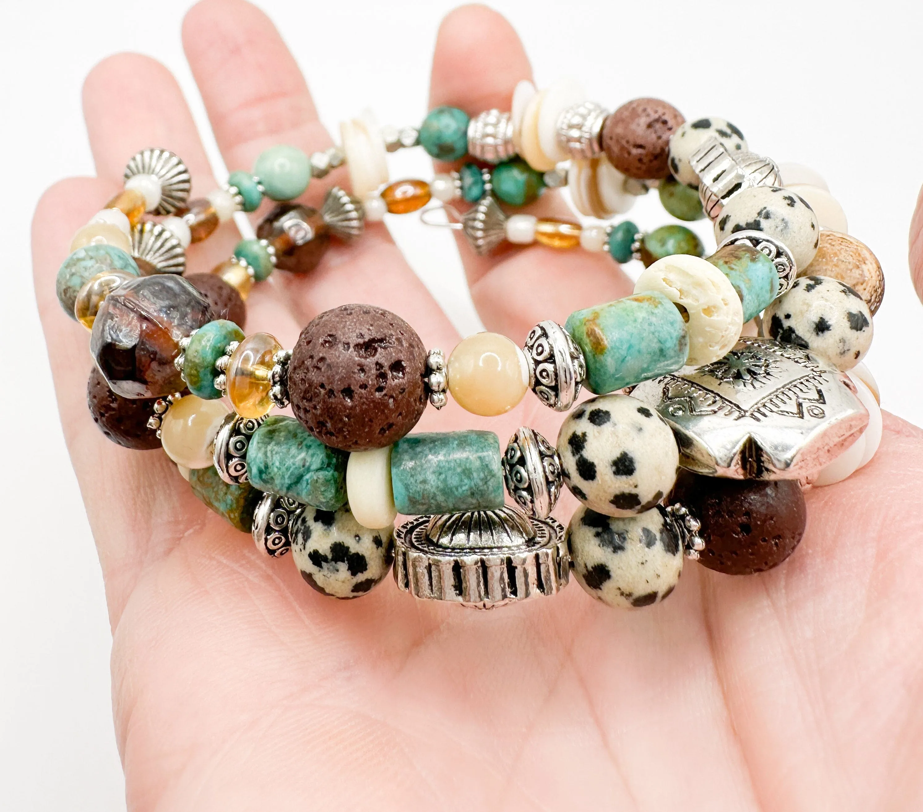 Gemstone Wrap Bracelet