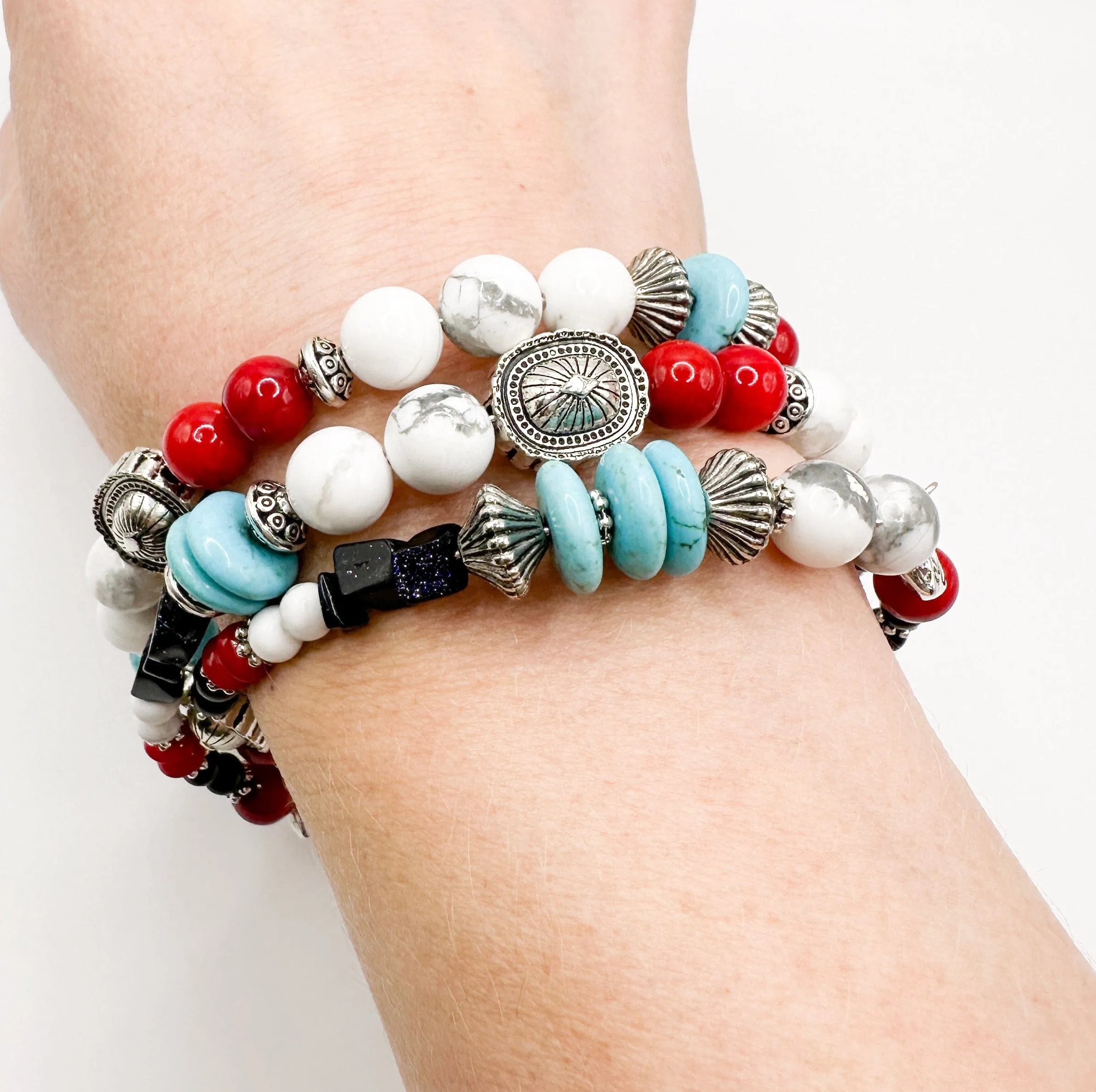 Gemstone Wrap Bracelet