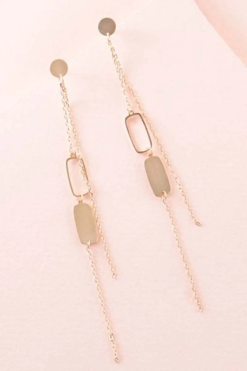 Geometric Dangle Earrings