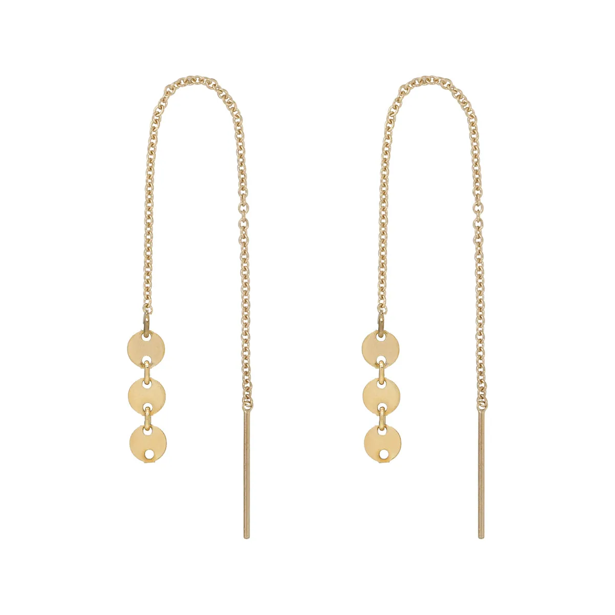 Geometric Ear Threaders (more shapes)