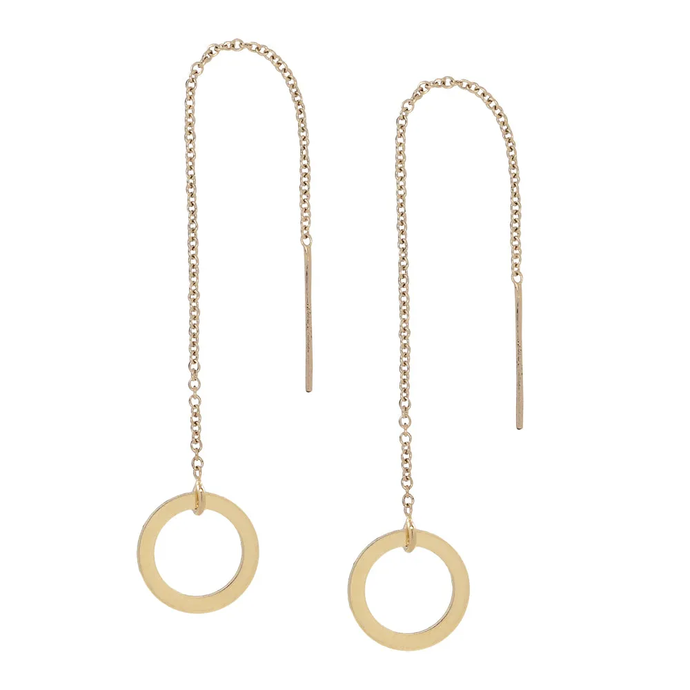 Geometric Ear Threaders (more shapes)
