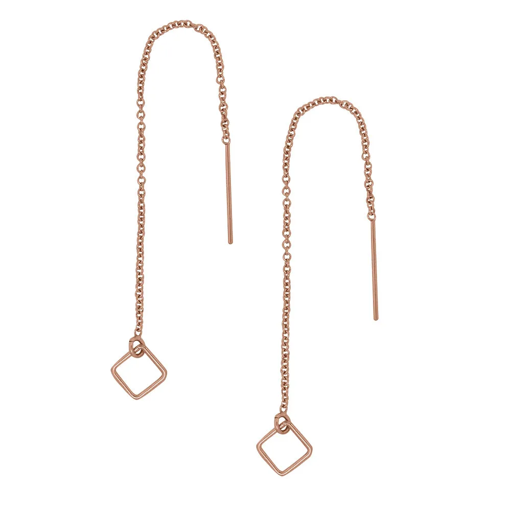 Geometric Ear Threaders (more shapes)