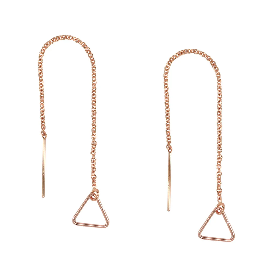 Geometric Ear Threaders (more shapes)