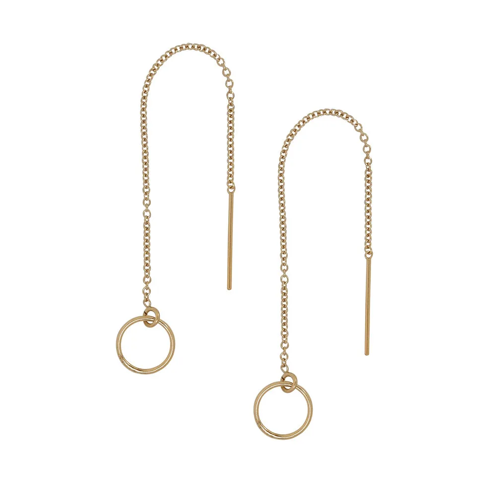 Geometric Ear Threaders (more shapes)