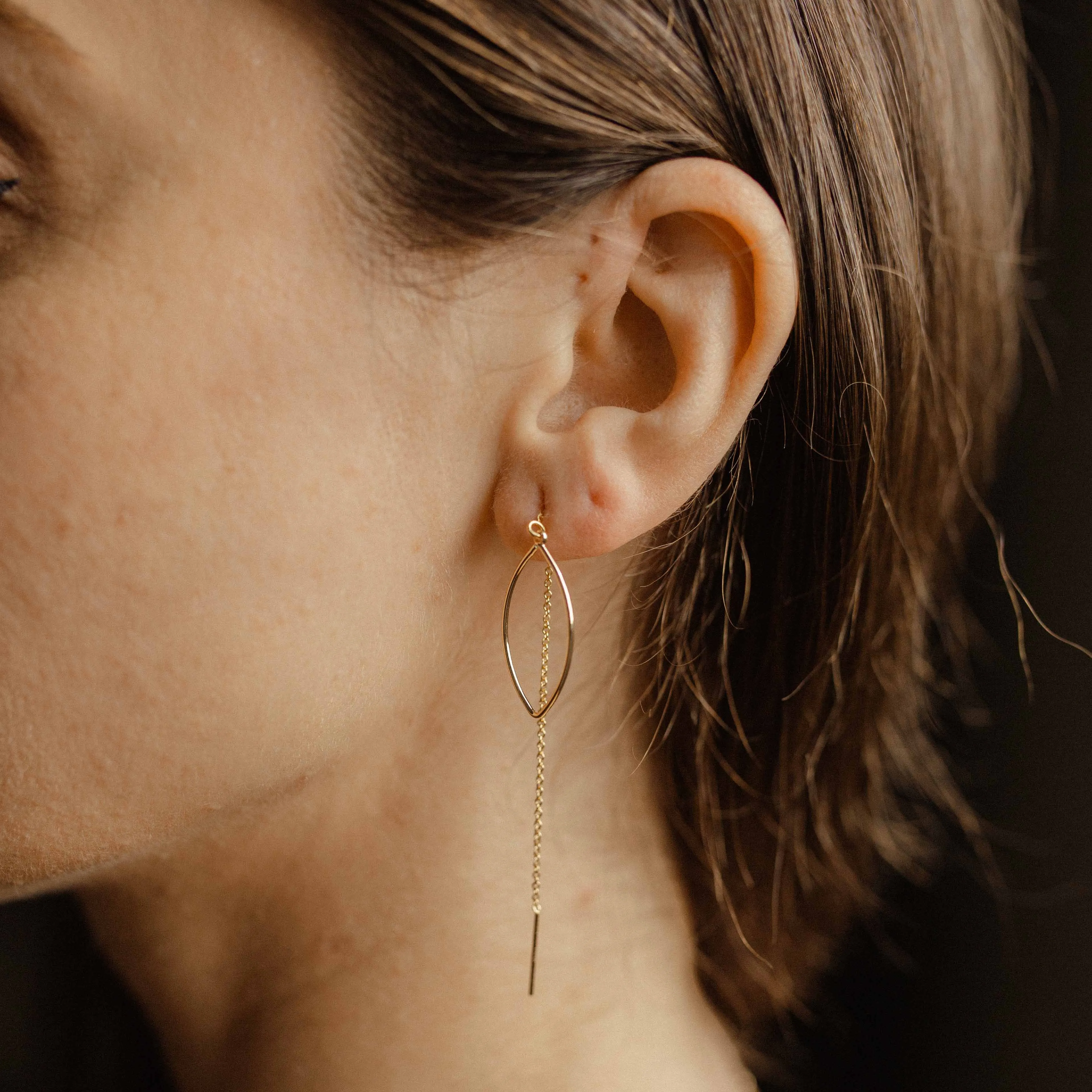 Geometric Ear Threaders (more shapes)