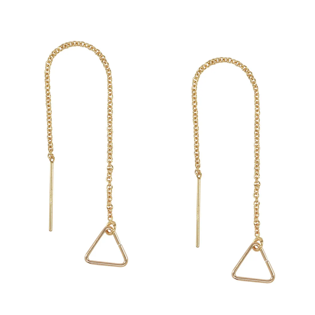 Geometric Ear Threaders (more shapes)
