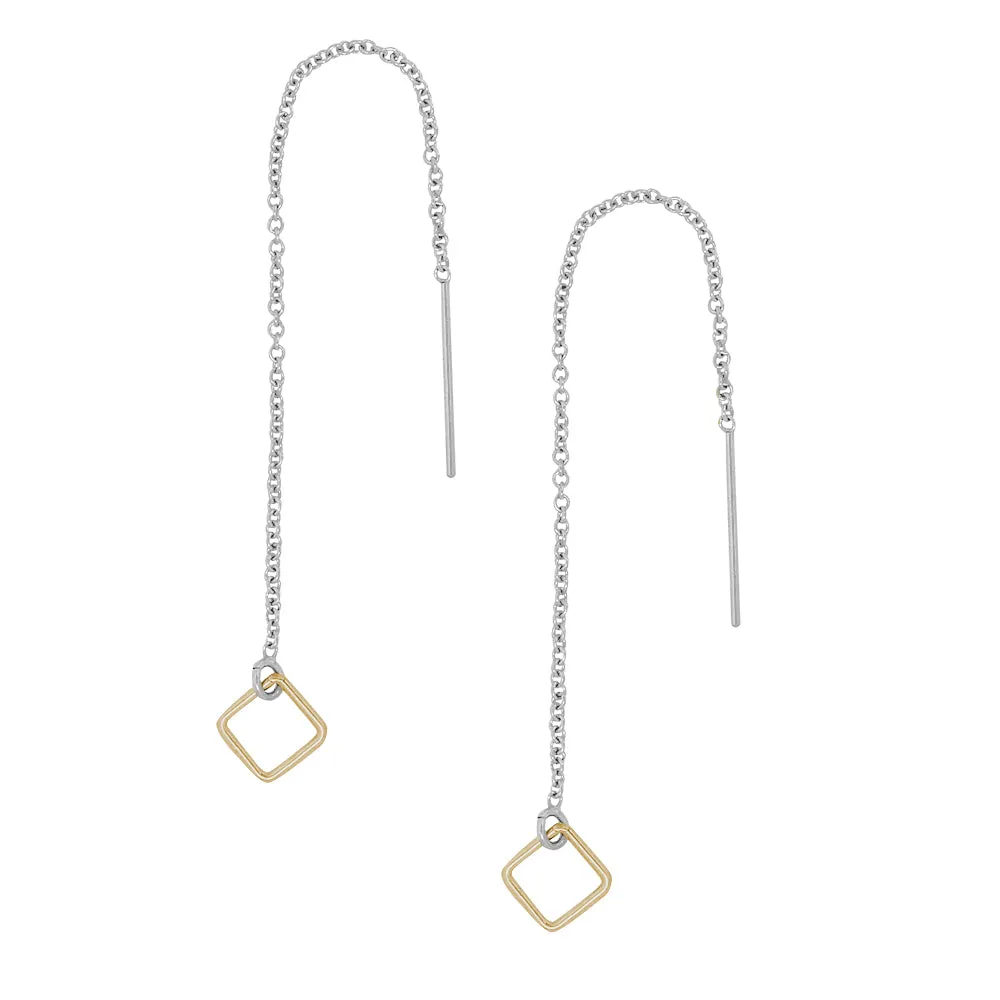 Geometric Ear Threaders (more shapes)