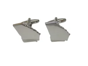 Georgia State Map Shape Cufflinks