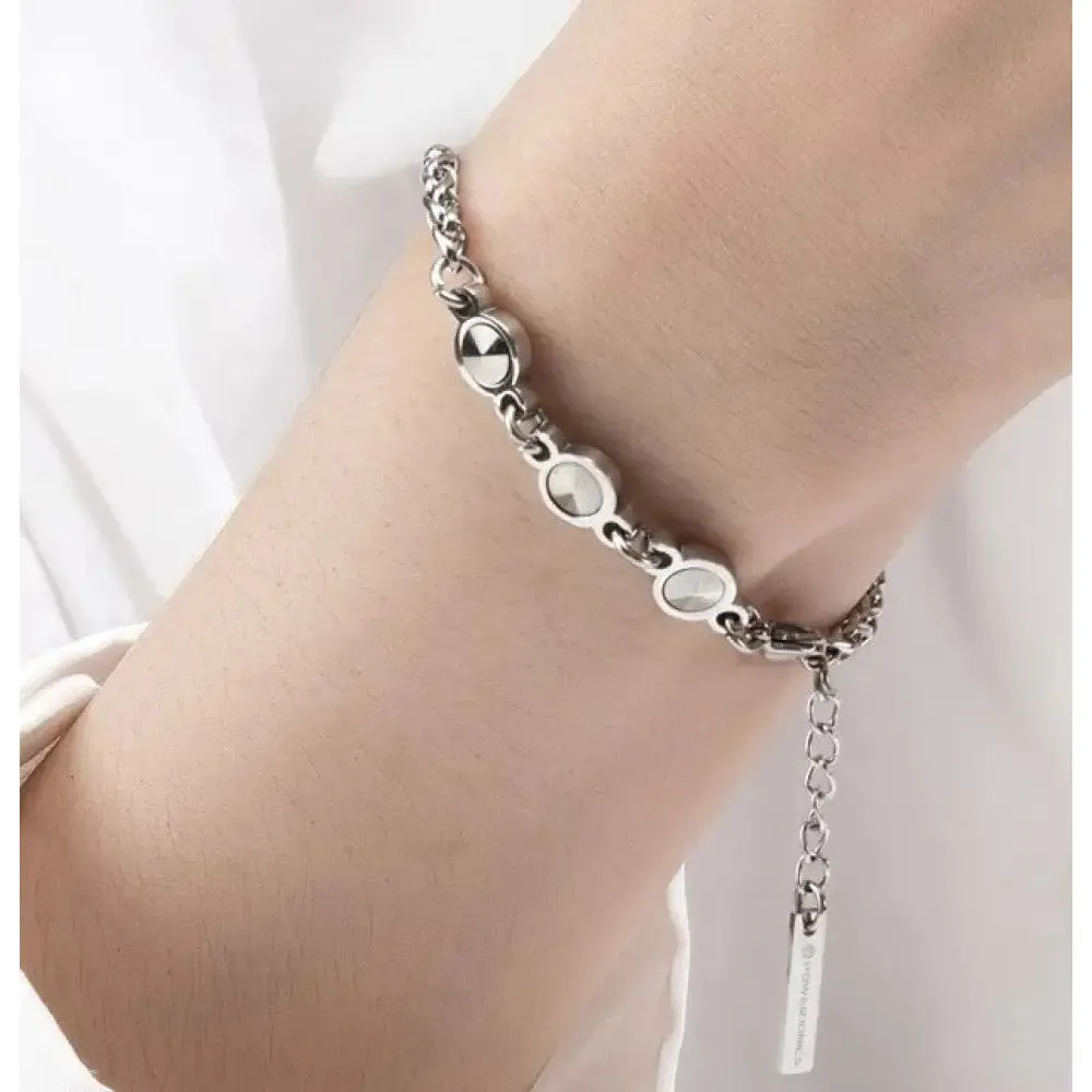 Germanium 3mm Charm Health Bracelets for Women