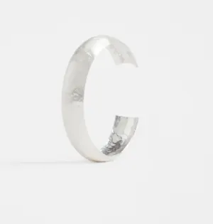 Gild thin cuff bangle - Silver