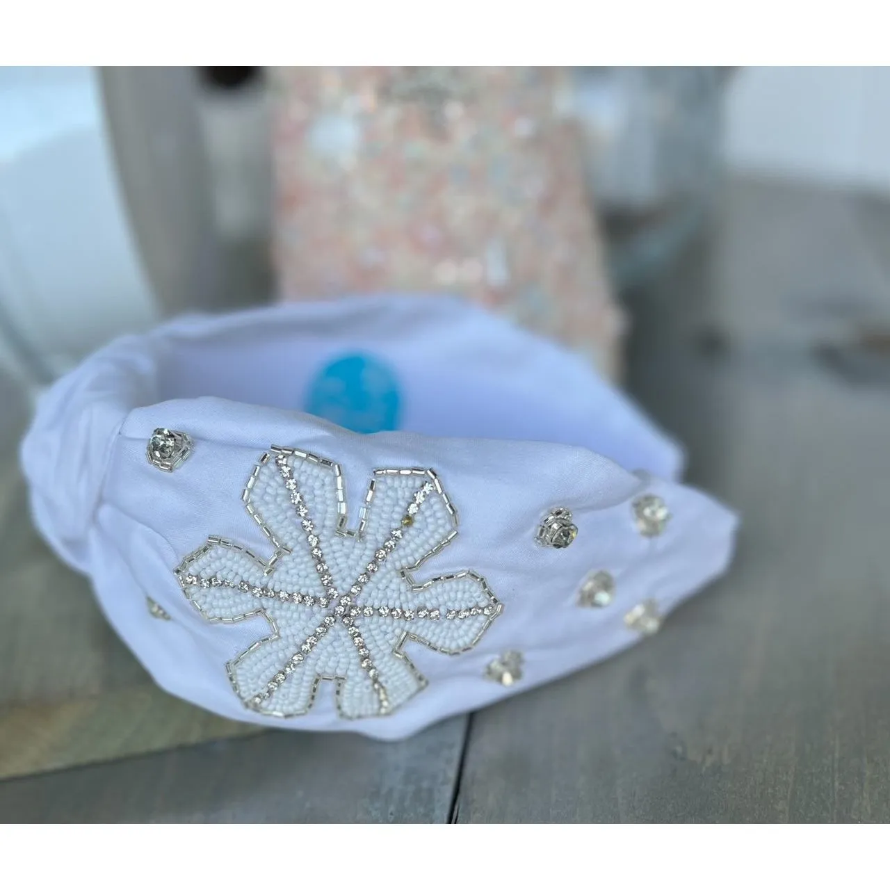 Glam Snowflake Beaded Headband - OBX Prep Exclusive