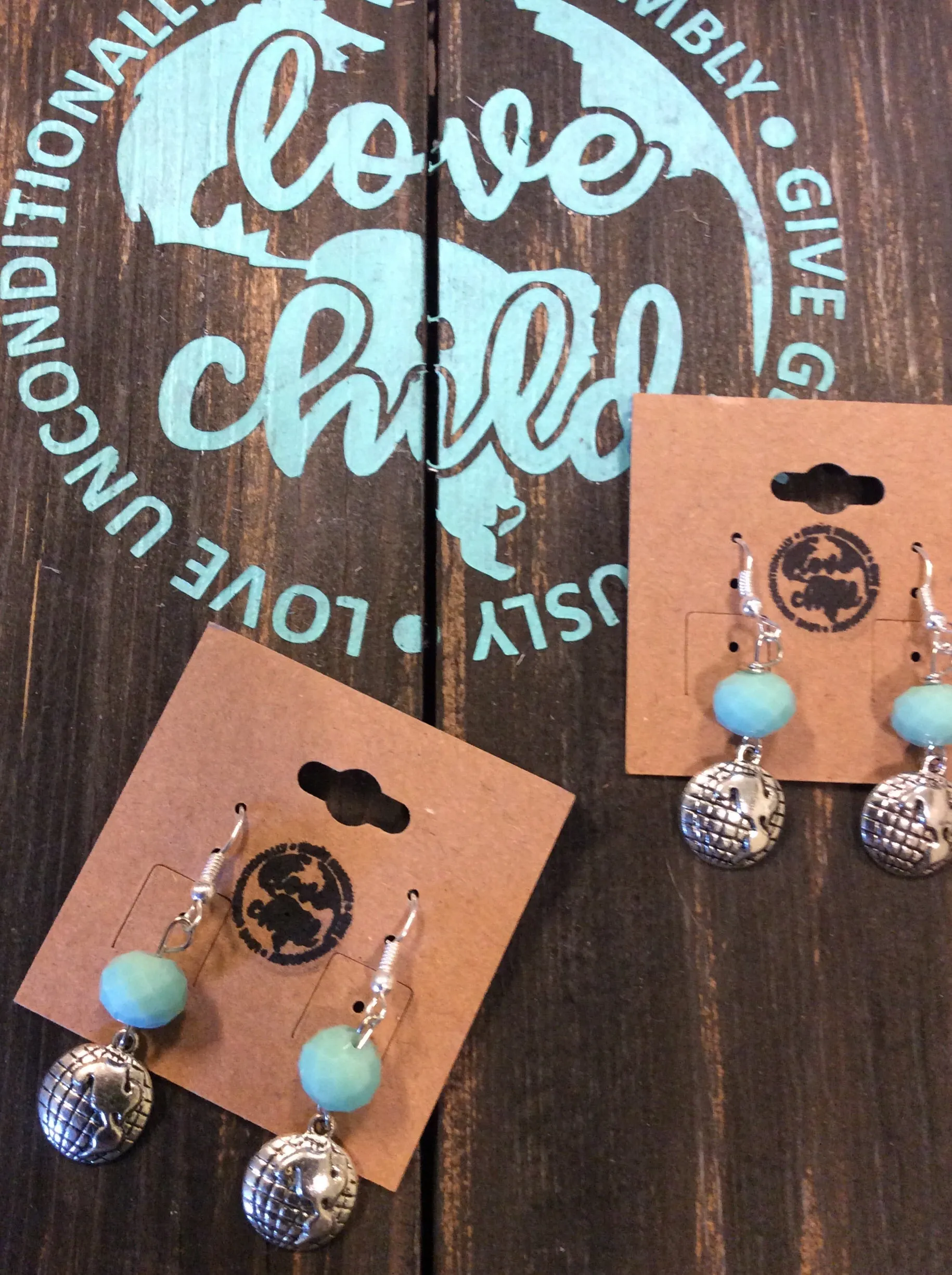 Globe Drop Earrings