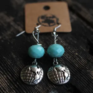 Globe Drop Earrings