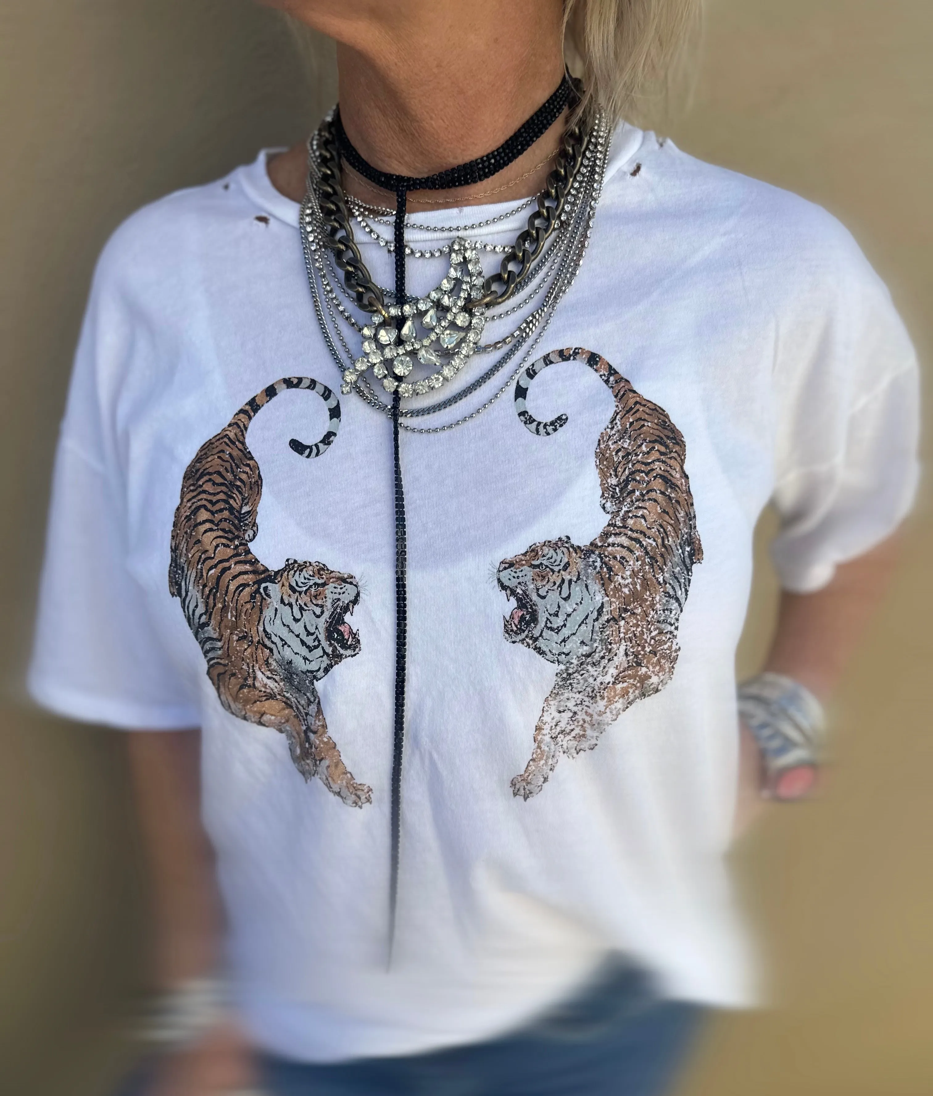 Goddess Crystal Necklace in Black