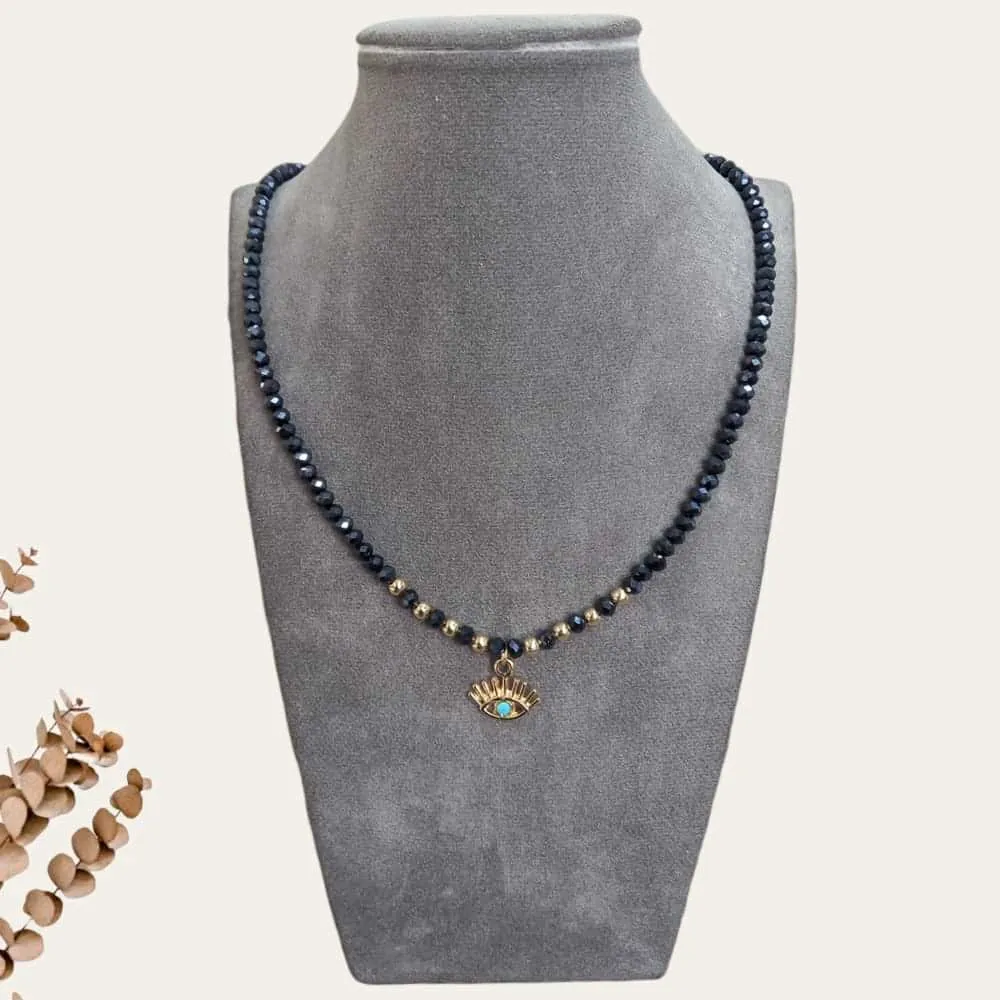 Gold Eye Necklace