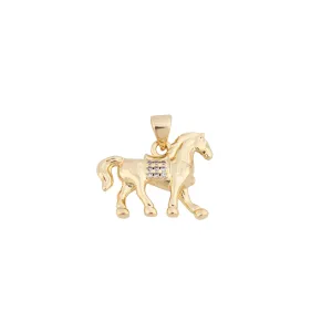 Gold Horse Charm