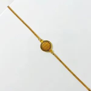 Gold Love Note Charm Bracelet