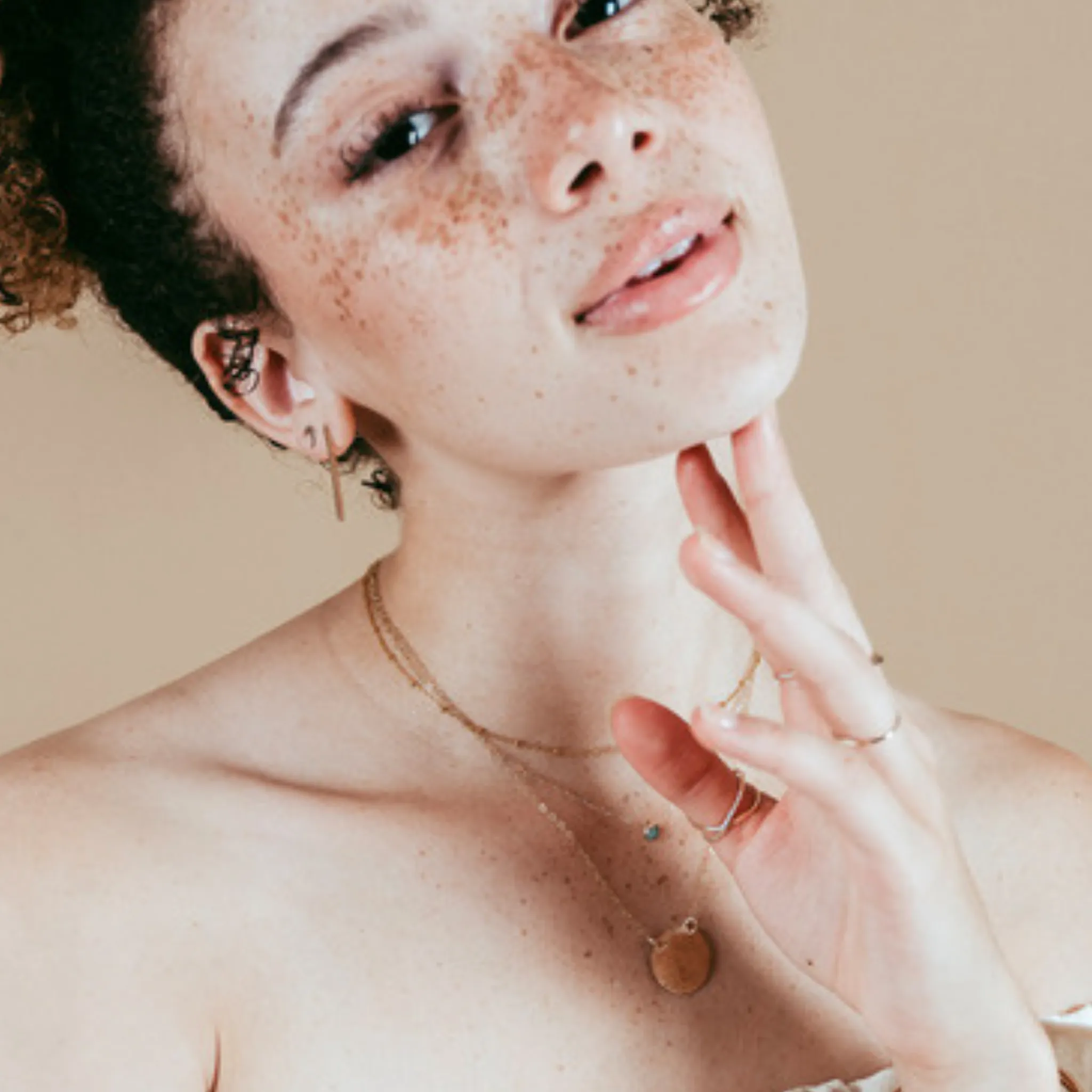 Gold Satellite Ball Choker