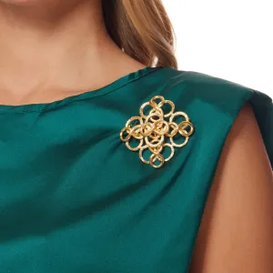 Gold Swirl Pin