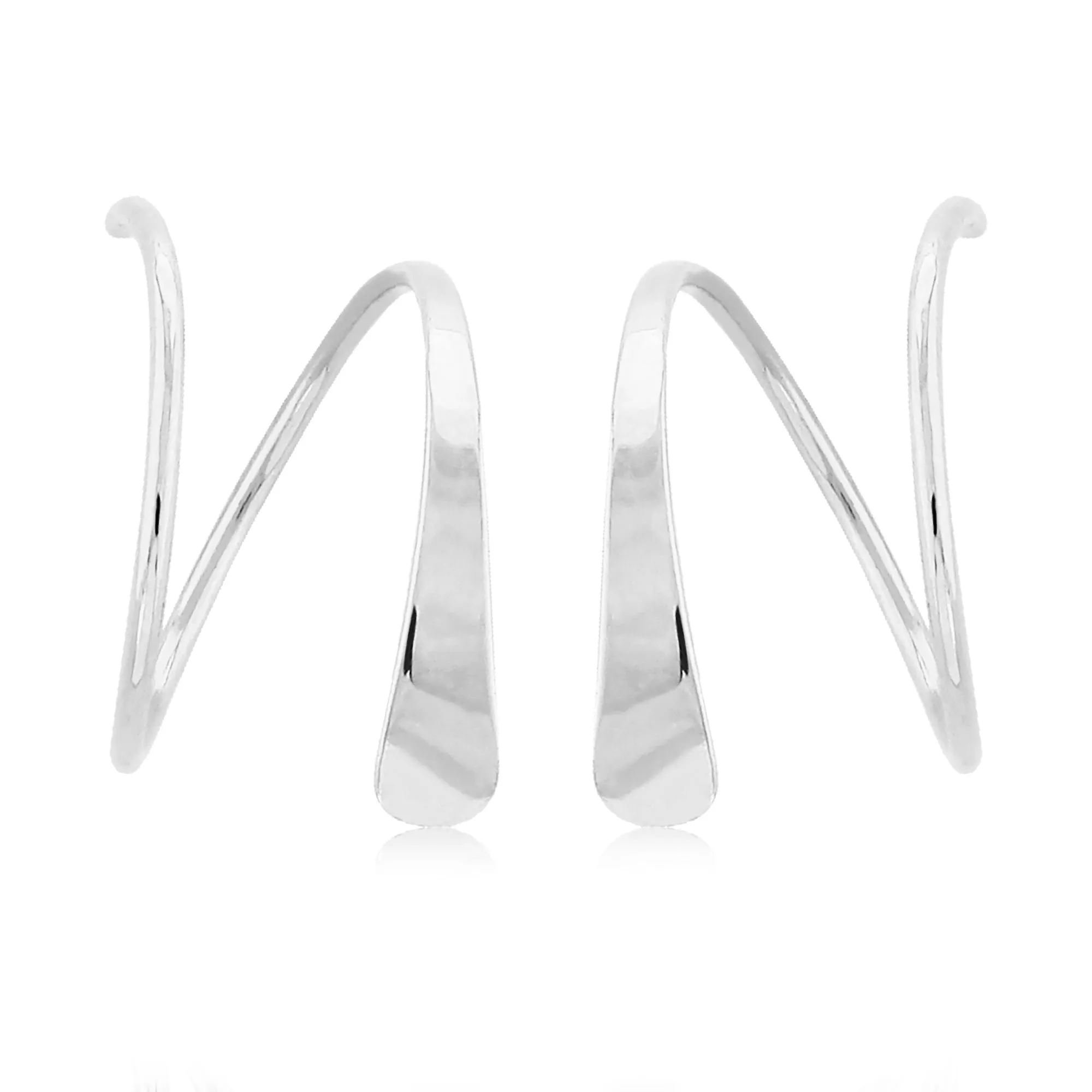 Gold Tapered Wire Cuff Earring