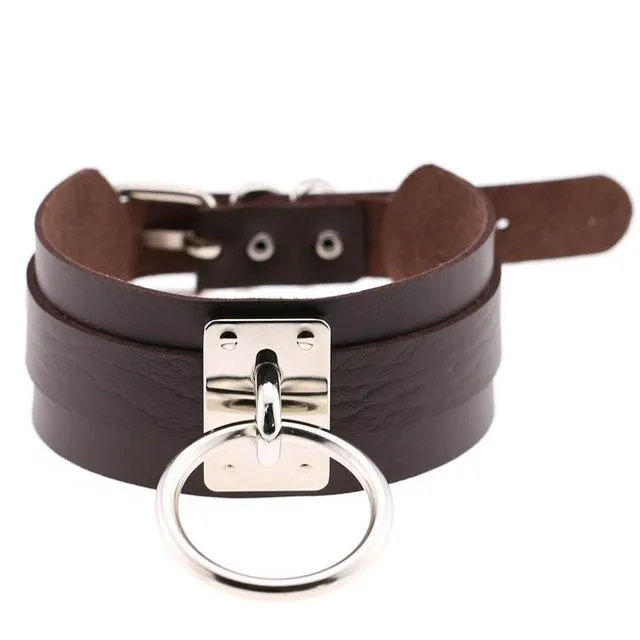 Goth Choker Collar Necklace