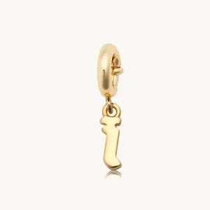 Gothic Letter I Charm