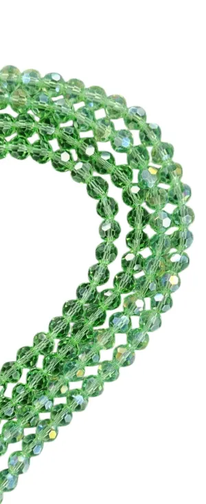 Green AB/Full String Crystal Glass Bead