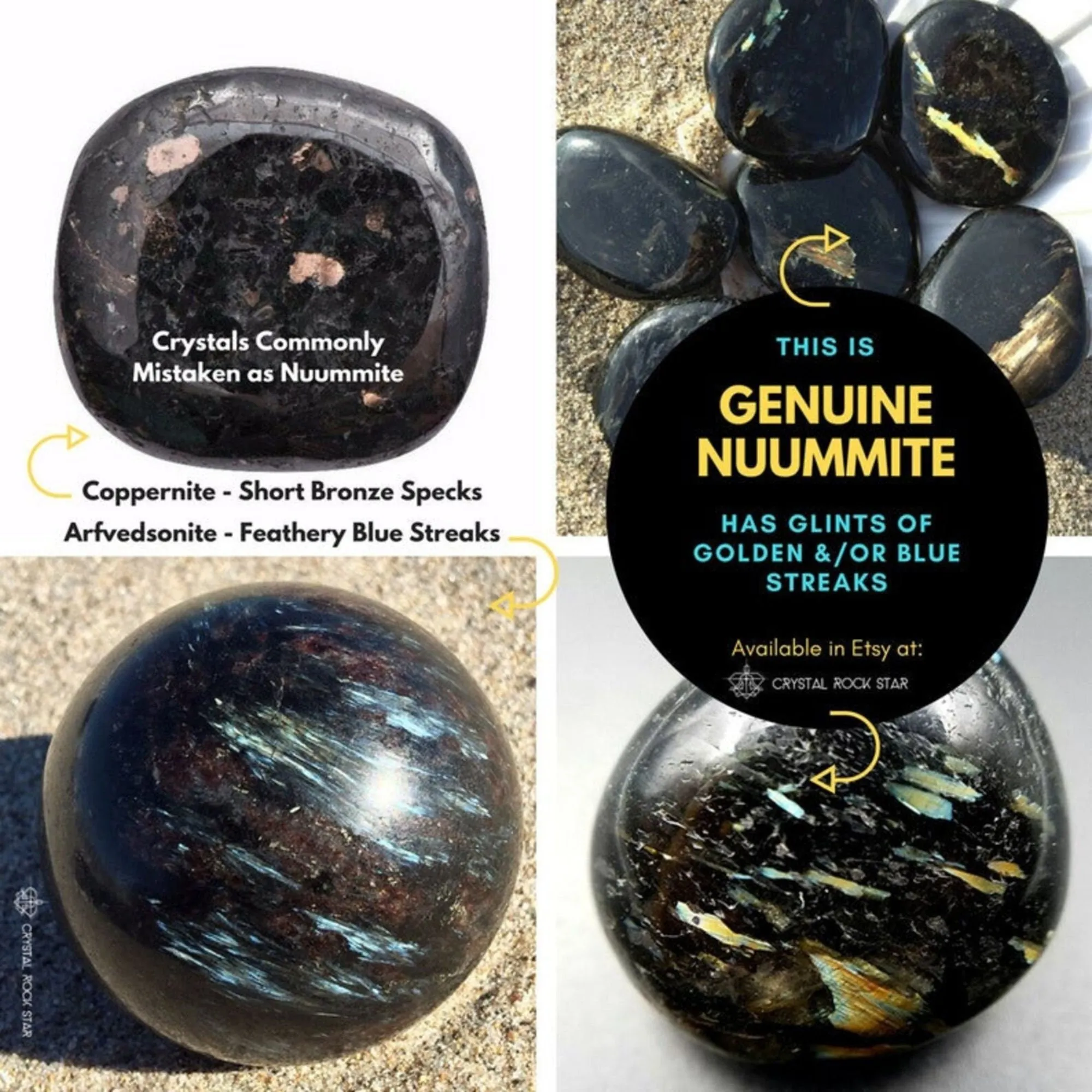 Greenland Nuummite Full Moon Silver Pendant