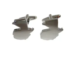 Guatemala Map Shape Cufflinks