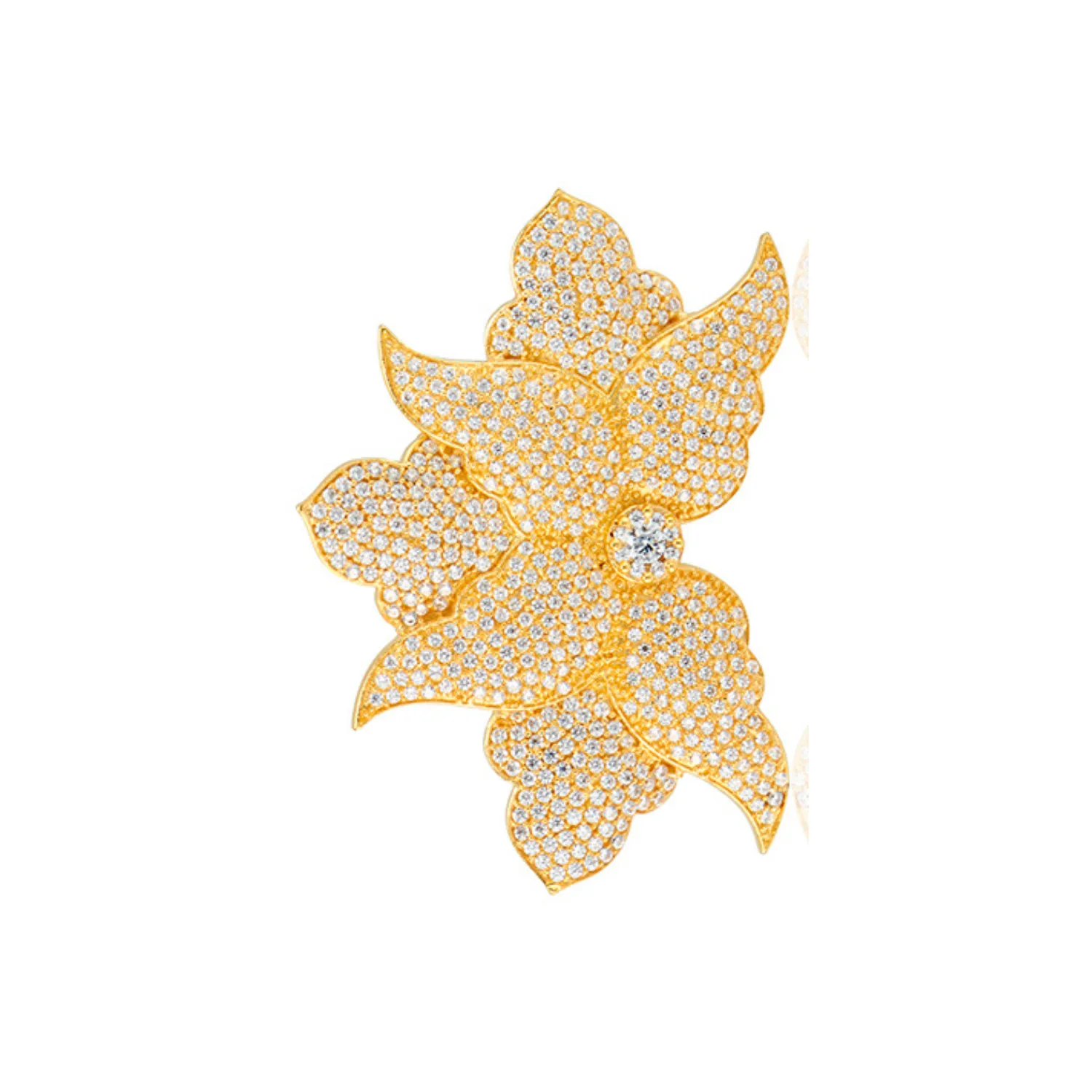 Half Flower Brooch