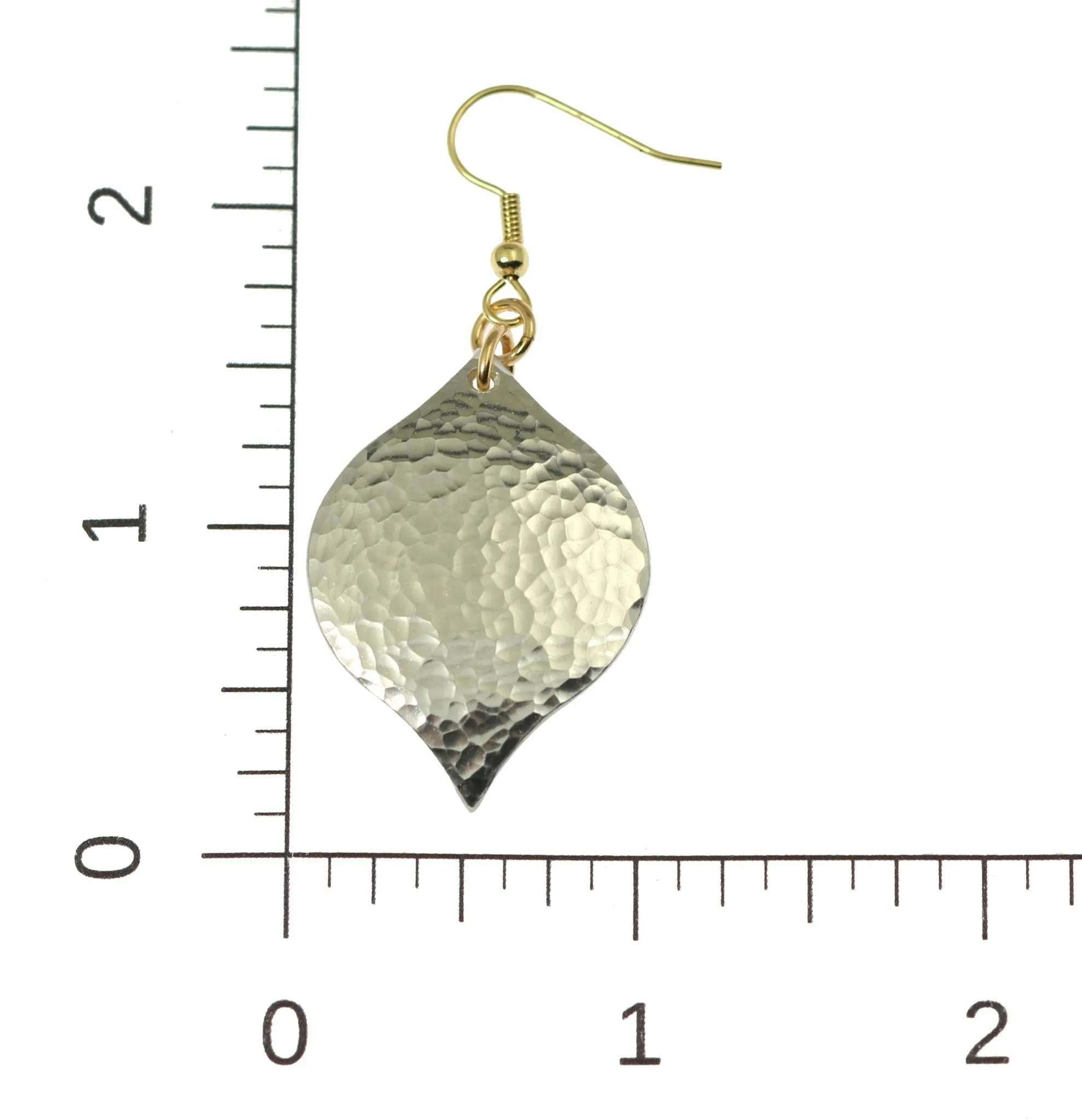 Hammered Aluminum Marrakesh Drop Earrings