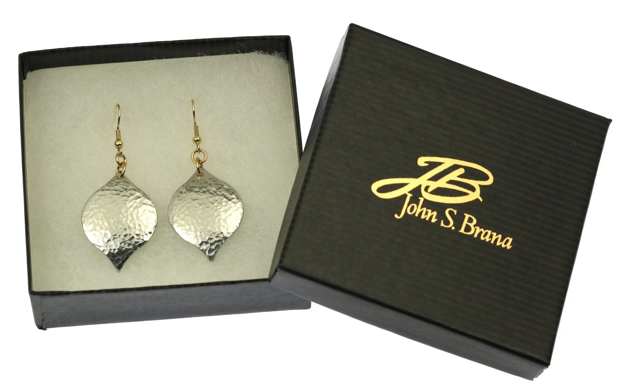 Hammered Aluminum Marrakesh Drop Earrings