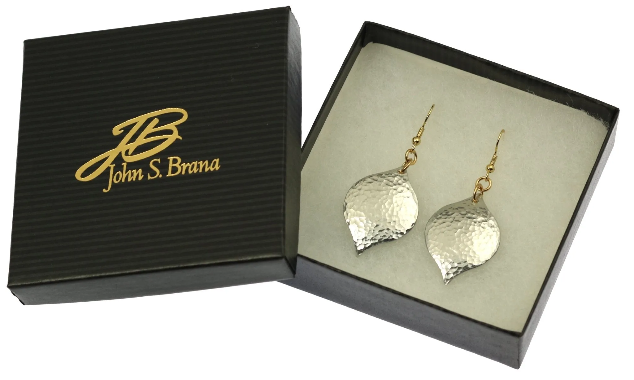 Hammered Aluminum Marrakesh Drop Earrings
