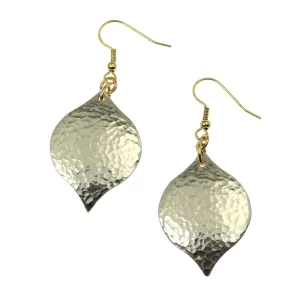 Hammered Aluminum Marrakesh Drop Earrings