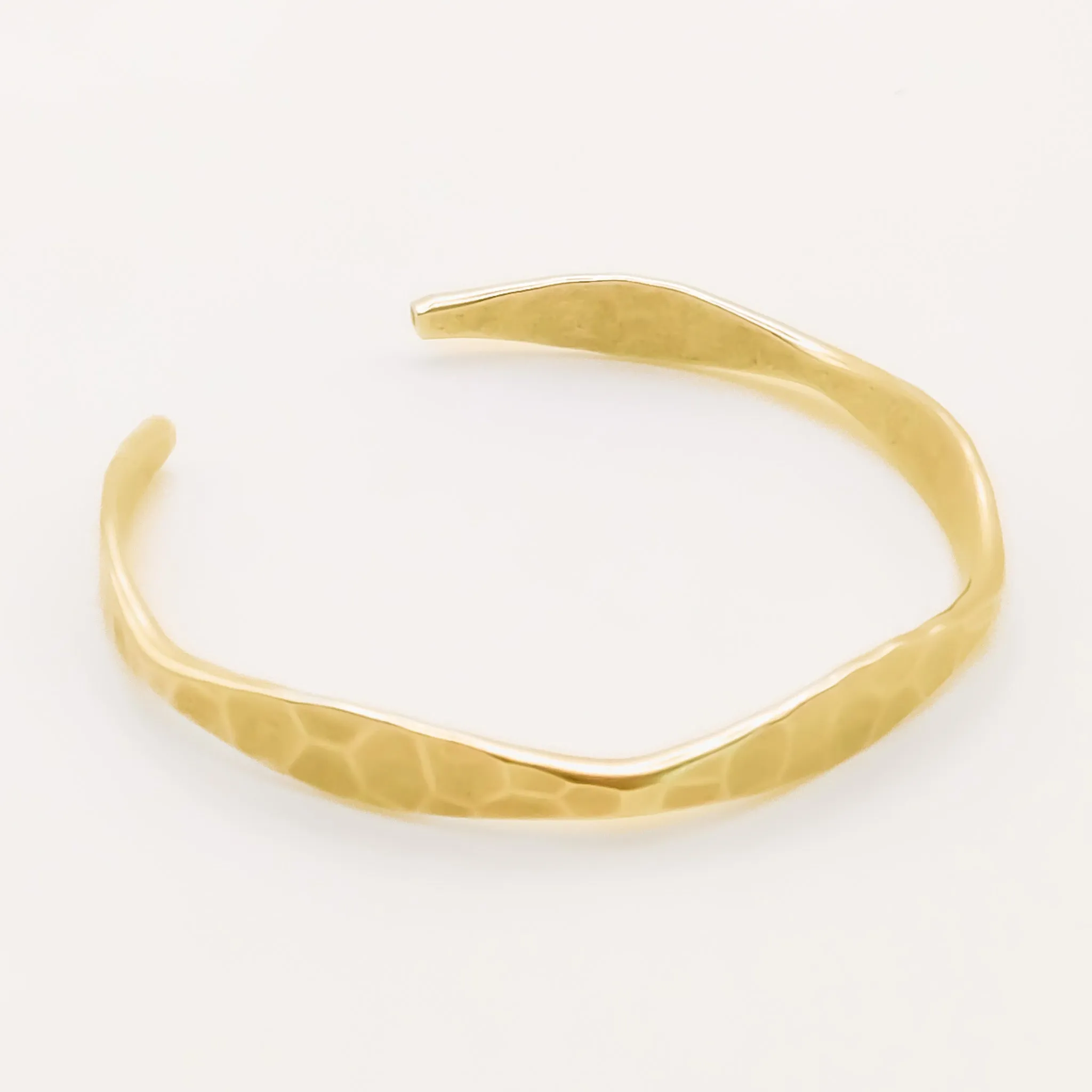 Hammered Cuff, Gold